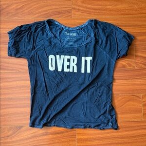 Tyler Jacobs "Over It" Short Sleeve Tee in Black